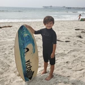 Volte Boys Black Short Sleeve Wetsuit